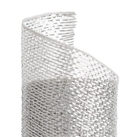 Tulle de Noël lustrée argent, 30' x 10'' - Décors Véronneau