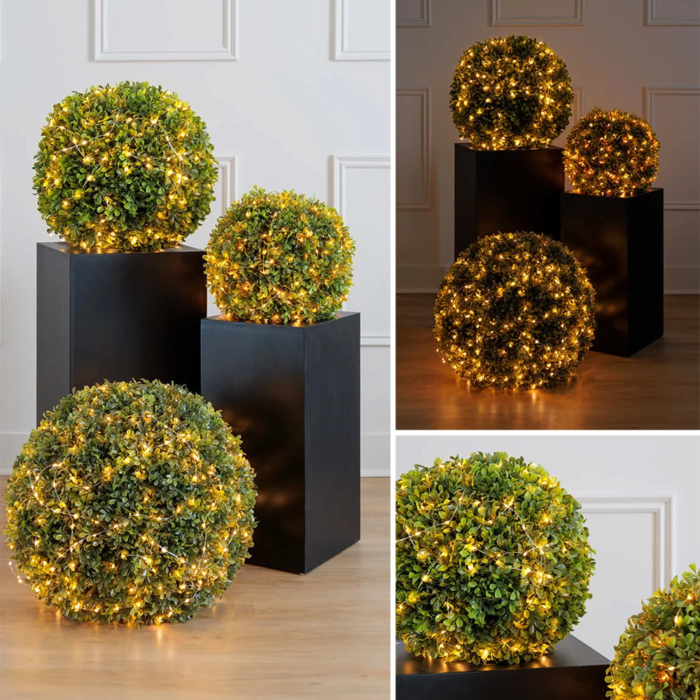 Boule de buis artificiel - Décors Véronneau