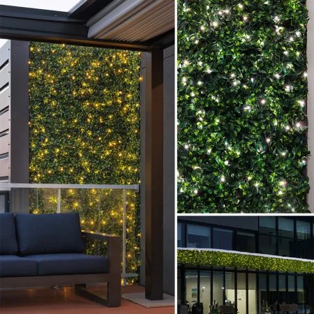 Treillis de verdure illuminé - Décors Véronneau