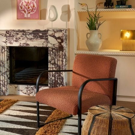 Décoration abstraite crème en bois certifié 100% FSC, 13'' - Décors Véronneau