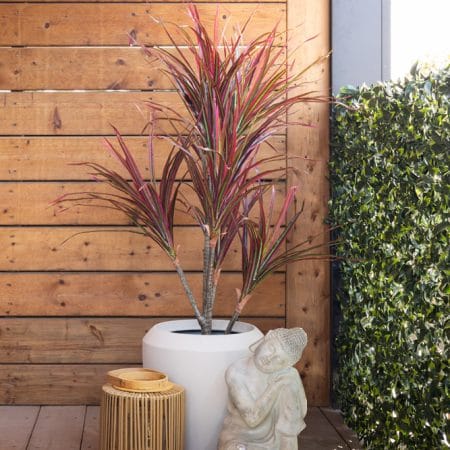 Plante artificielle extérieure, dracaena marginata, 48