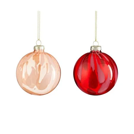 Detailed glass Christmas ball, 3''