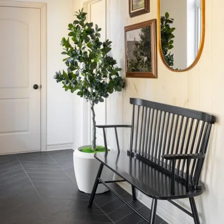 Artificial ficus with textured trunk, 63'' - Décors Véronneau