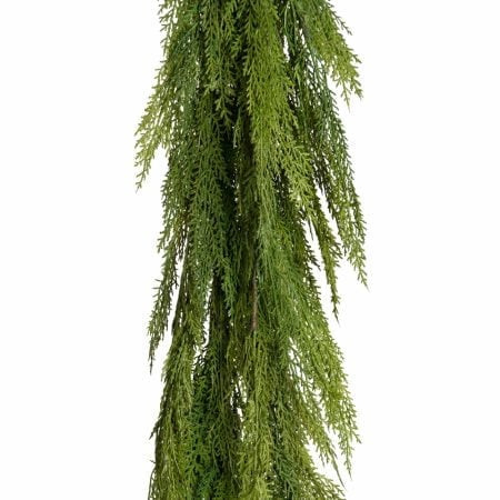Artificial real-touch cedar garland, 48''