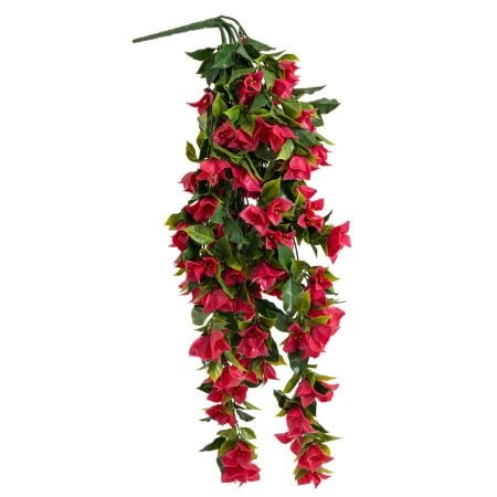 Bouquet de bougainvillier rose artificiel extérieur, 35''