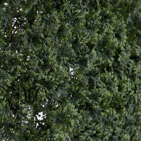 Fire-retardant outdoor dark green boxwood tile, 20 x 20'' - Décors Véronneau