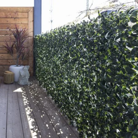 Treillis d'intimité ignifuge extérieur, structure verte, 39 x 78'' - Décors Véronneau