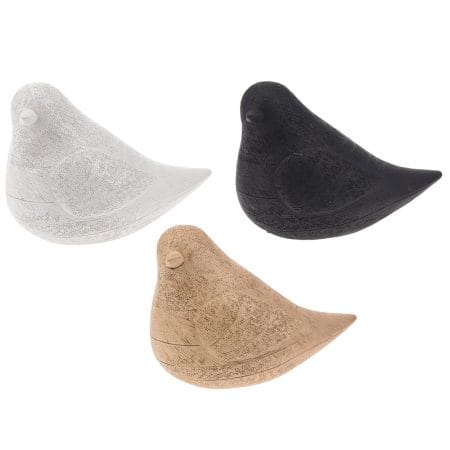 Oiseau décoratif en polyrésine, 4 x 5,5''