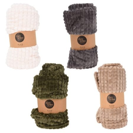 Flannel blanket, 59 x 49''