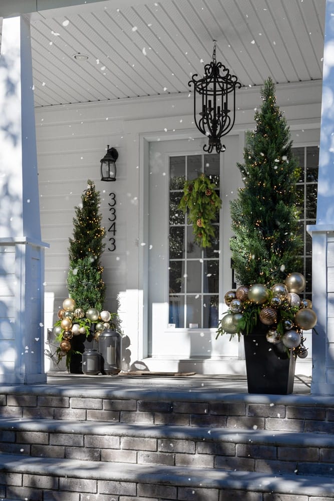 Arrangements de Noël extérieurs - Décors Véronneau