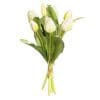 Tulipes blanches artificielles - Décors Véronneau