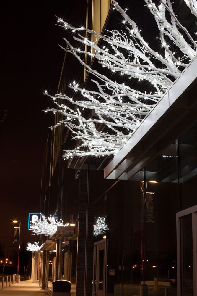 Projet commercial hivernal Place Viau - Décors Véronneau