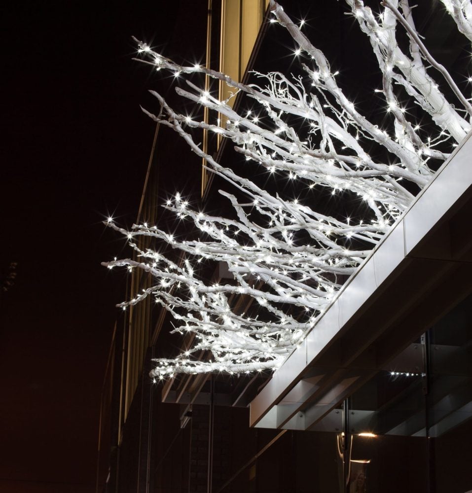 Projet commercial hivernal Place Viau - Décors Véronneau