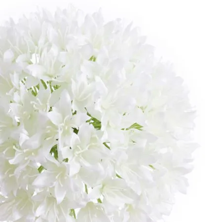 Fleur d'allium blanc artificiel, 35'' - Décors Véronneau