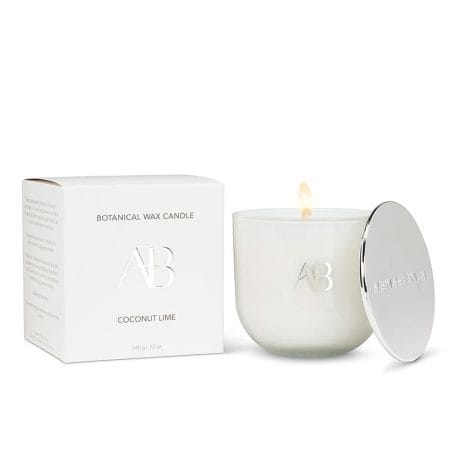 Soya candle, coconut lime, 12 oz