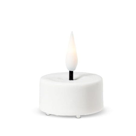 Pack of 6 white LED tealight candle, 1,5 x 1,5'' - Décors Véronneau