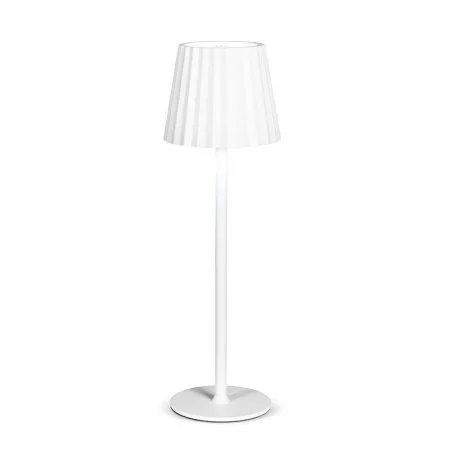 Lampe de table DEL blanche sans fil à intensité variable, 15''