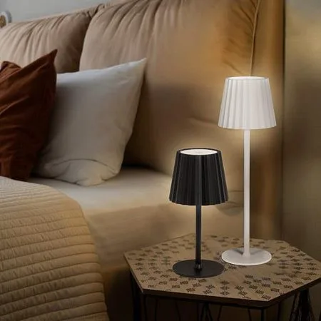 Lampe de table DEL blanche sans fil à intensité variable, 15'' - Décors Véronneau