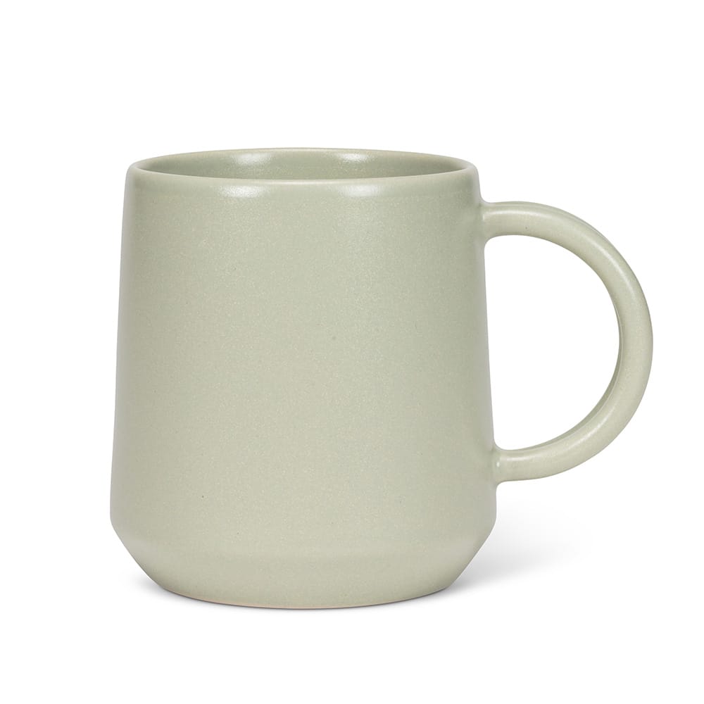 Tasse à café vert sauge en grès, 12 oz – Image 6 - Décors Véronneau