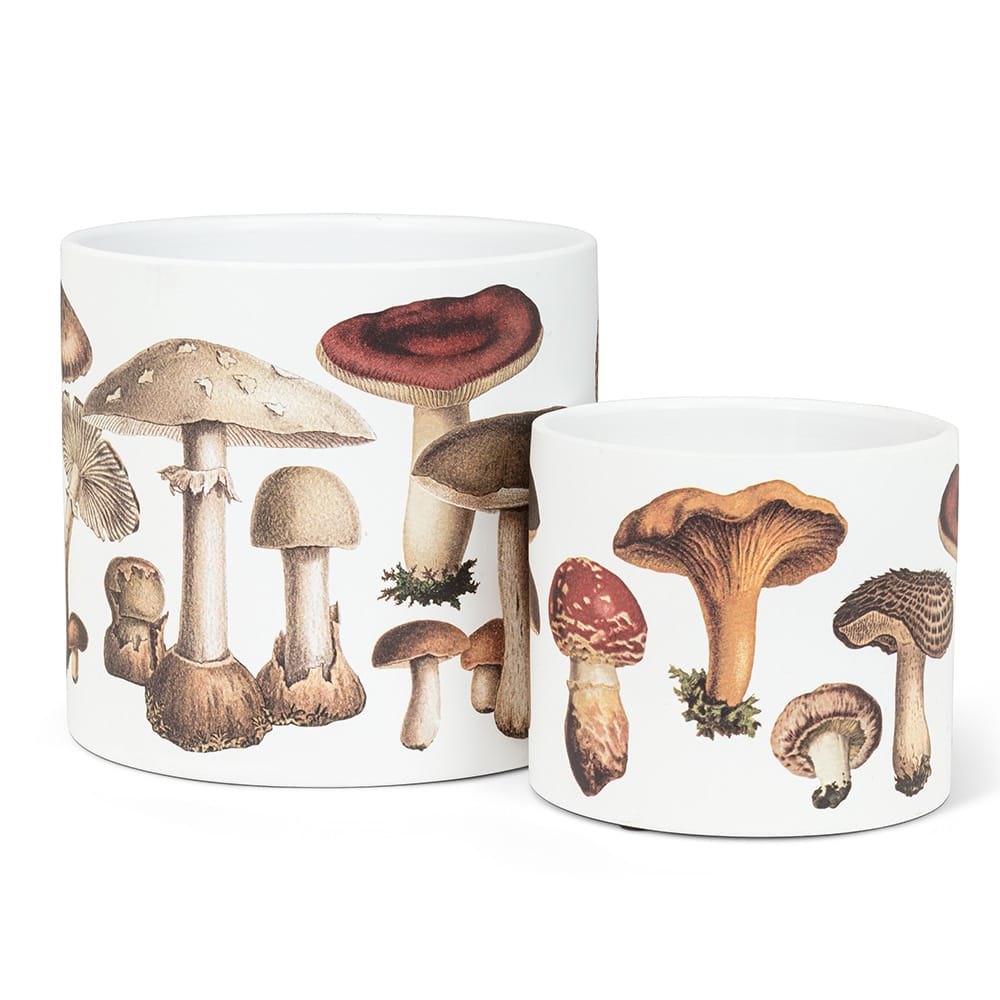 Petit pot décoratif à motif de champignons, 4,5'' – Image 4 - Décors Véronneau