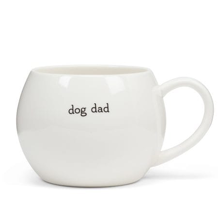 Tasse à café ''dog dad'' en grès, 16 oz