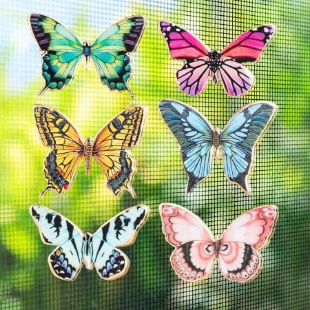 Papillon décoratif aimanté pour moustiquaire, 2'' - Décors Véronneau