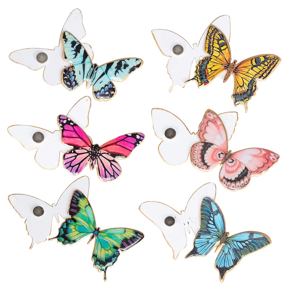 Papillon décoratif aimanté pour moustiquaire, 2'' – Image 3 - Décors Véronneau