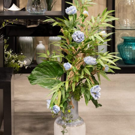 Artificial light and dark green bamboo stem, 28,5'' - Décors Véronneau