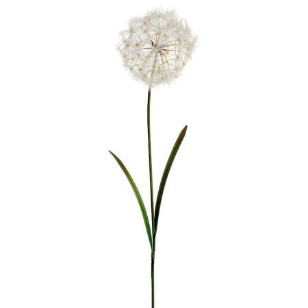 Fleur artificielle de pissenlit crème, 40''