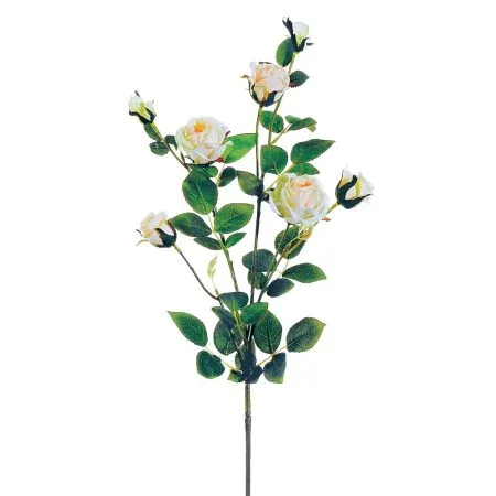 Tige de rosier crème artificiel, 29''