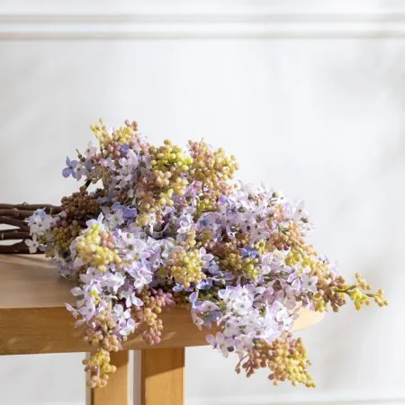 Artificial light purple lilac flower, 27'' - Décors Véronneau