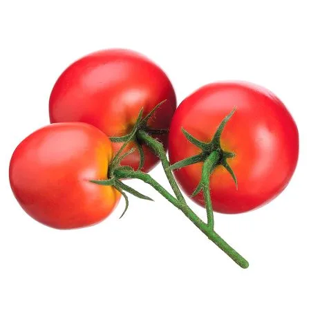 Tige de 3 tomates rouges artificielles, 5''