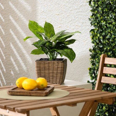 Plante artificielle extérieure, caladium, 18 x 13