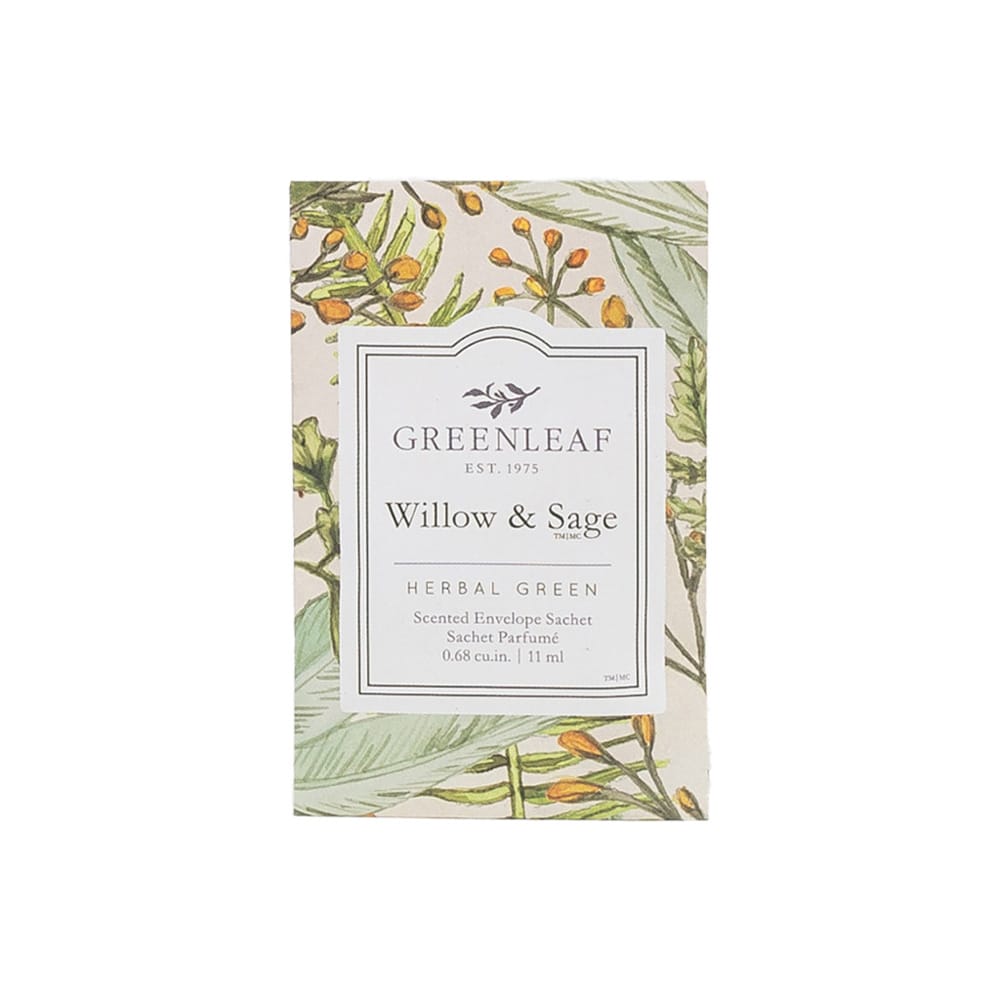 Small Willow & Sage fragrance sachet, 11 ml - Décors Véronneau