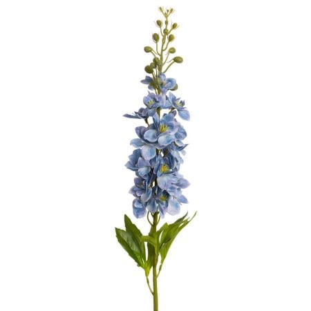 Fleur artificielle de delphinium bleu-violet, 34''