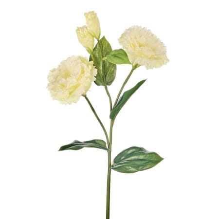 Fleur artificielle blanche de lisianthus, 24,5''