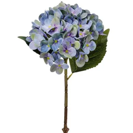 Real-touch artificial indigo hydrangea, 19''