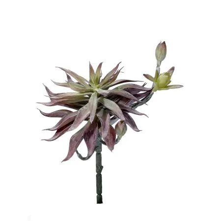 Pic d'agave gris artificiel avec bourgeons, 8''