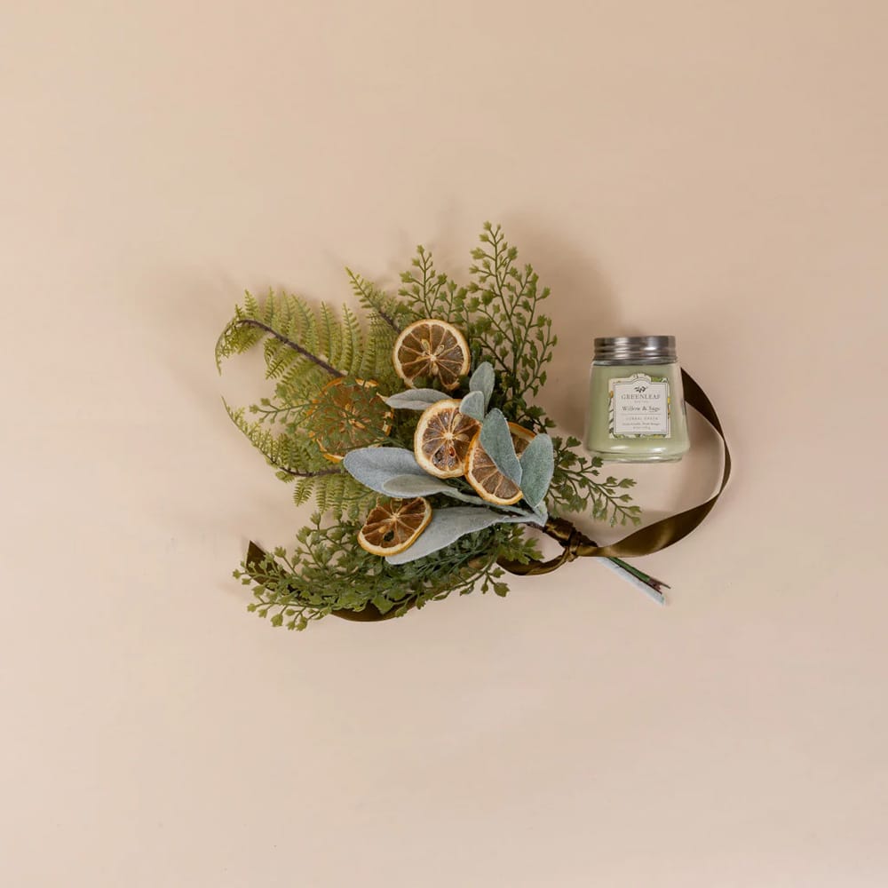 Small Willow & Sage candle, 4,3 oz - Image 2 - Décors Véronneau