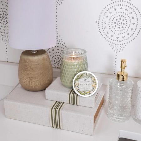 Large Willow & Sage candle, 13 oz - Décors Véronneau