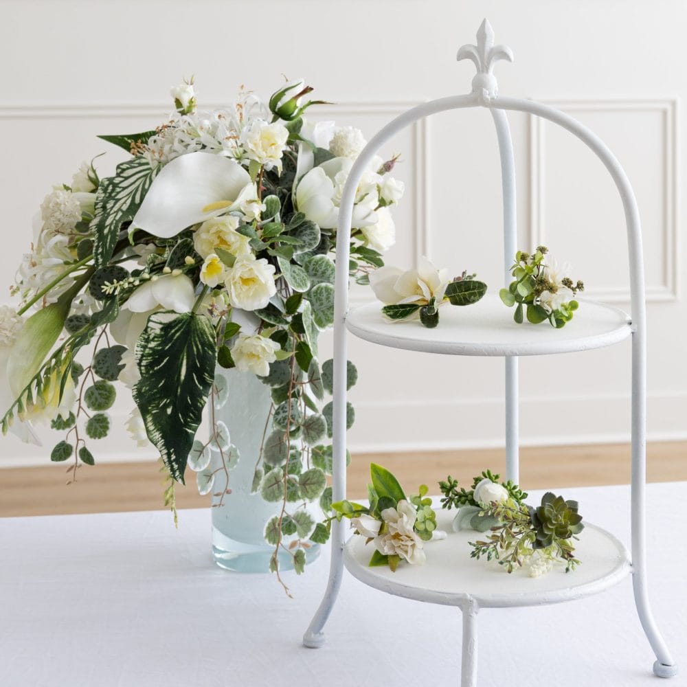 Arrangement classique blanc - Décors Véronneau