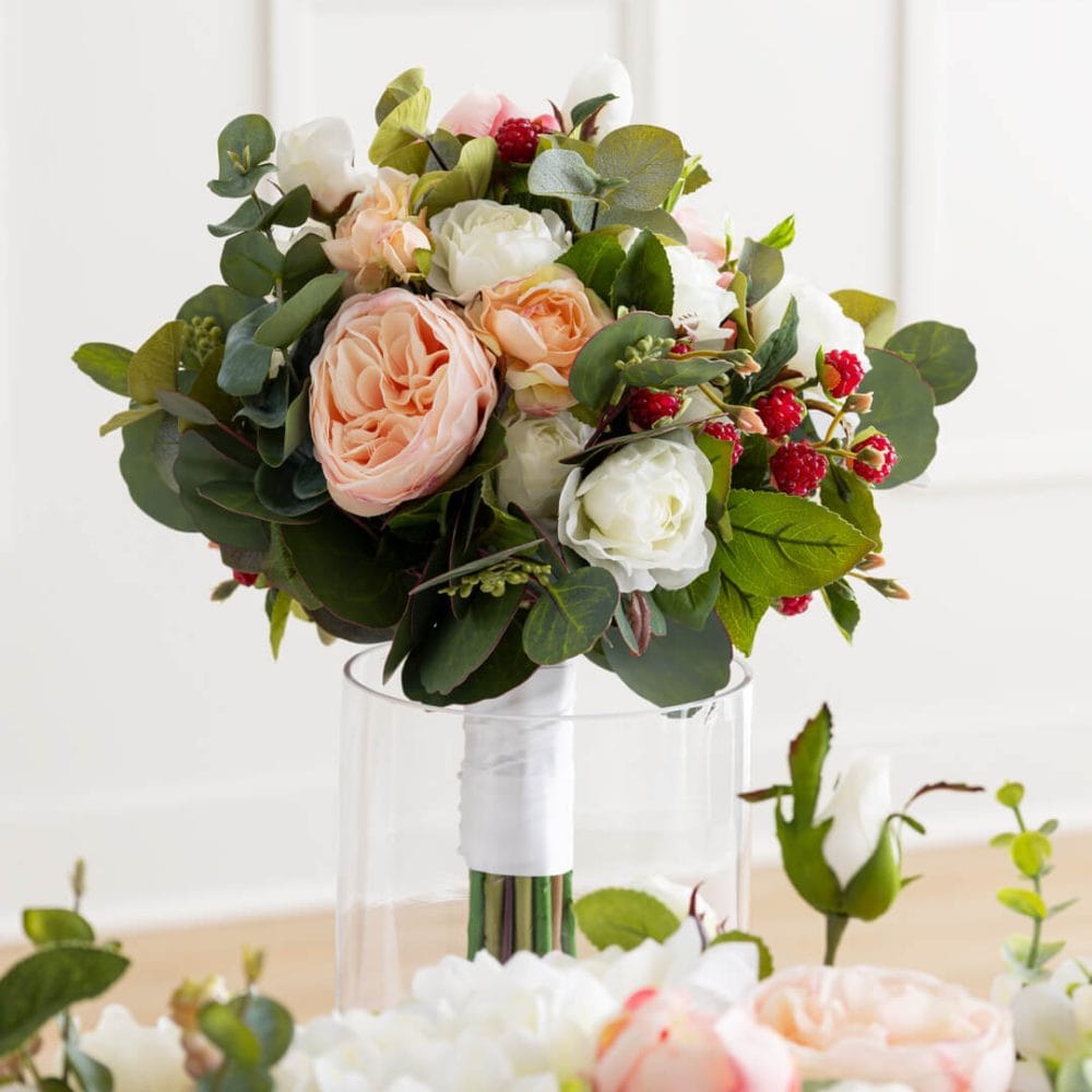 Bouquet de mariage avec baies - Décors Véronneau