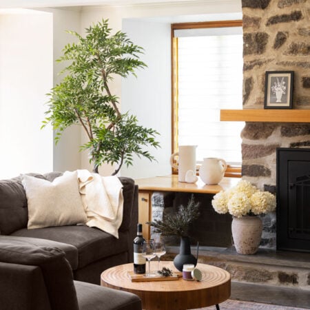 Arbre ruscus artificiel fait main - Décors Véronneau