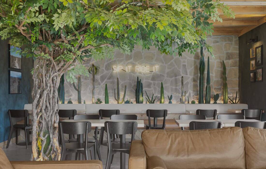 Arbre ficus pittstop design commercial - Décors Véronneau