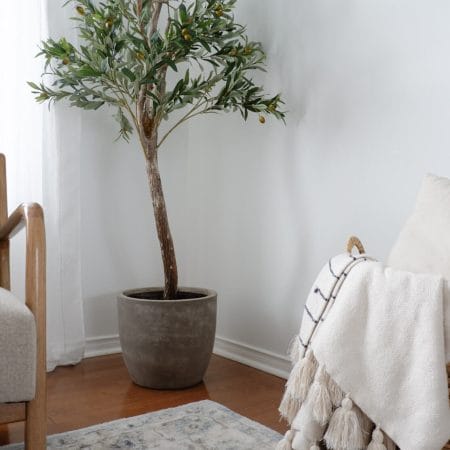 Arbre olivier artificiel fait main - Décors Véronneau