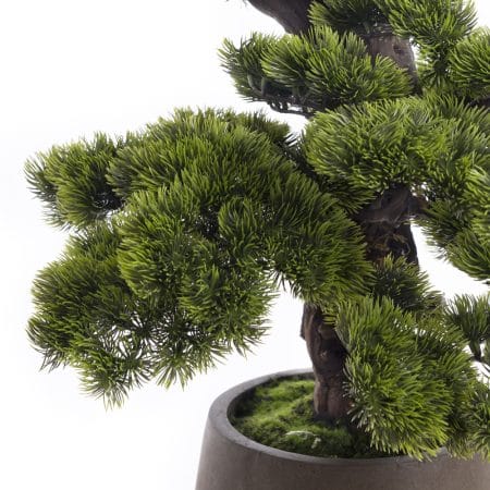 Bonsaï artificiel de pin japonais en cascade - Décors Véronneau