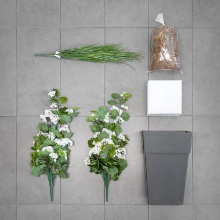 Contenu jardinière DIY