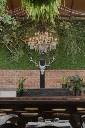 Mur végétal ignifuge extérieur - Décors Véronneau