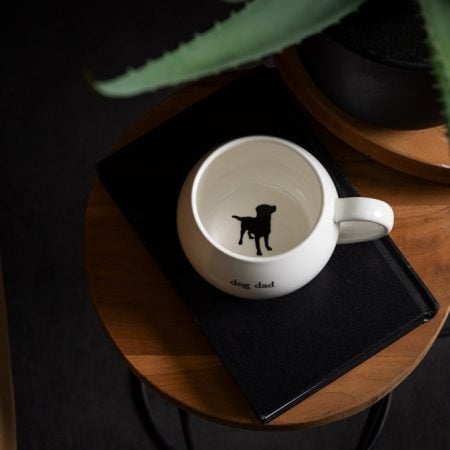 Tasse à café ''dog dad'' en grès, 16 oz - Décors Véronneau