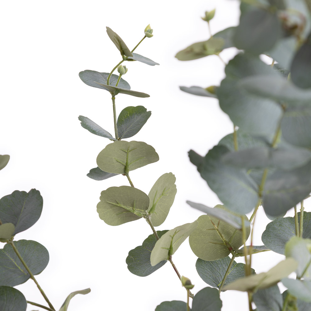 Artificial eucalyptus bush in a black pot, 55'' - Image 6 - Décors Véronneau